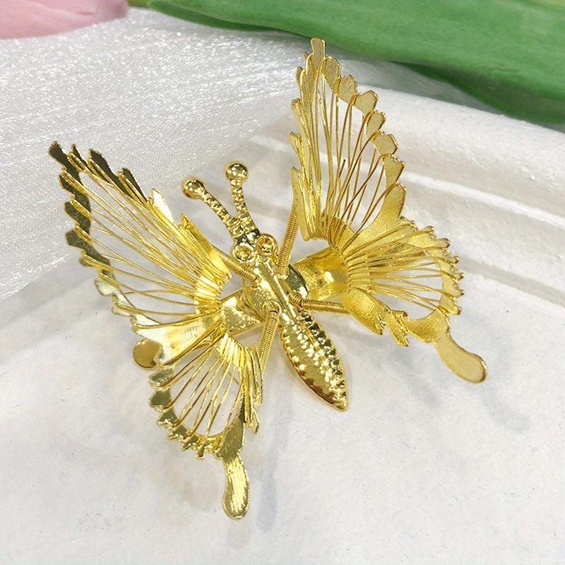 Metal Butterfly Hair Clip Insect Series Side Clip Hair Accessories for Women