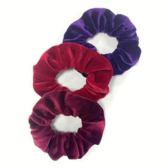 Velvet Scrunchies for Girls Candy Hair Rope Ponytail Holder