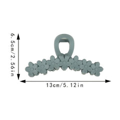 Matte Hair Claw Clips Strong Hold Clamps Flower Hair Styling
