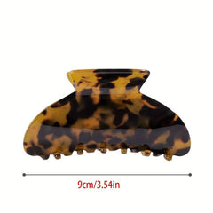 Acetate Hair Claw Leopard Print Ponytail Holder Hair Accessories