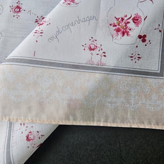 1pc Flower Print Handkerchief Women's Hankies Soft Sweat Handkerchief