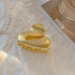 Alloy Hair Claw Style Hair Claw Hollow Hair Claw Clip Nonslip Ponytail Holder