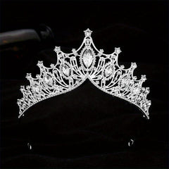 Crystal Headband Bridal Silvery Hair Band Princess Crown Head Jewelry Hair Acces