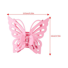 Butterfly Acrylic Hair Claw Clip Strong Hold Grip Thick Hair Accessories
