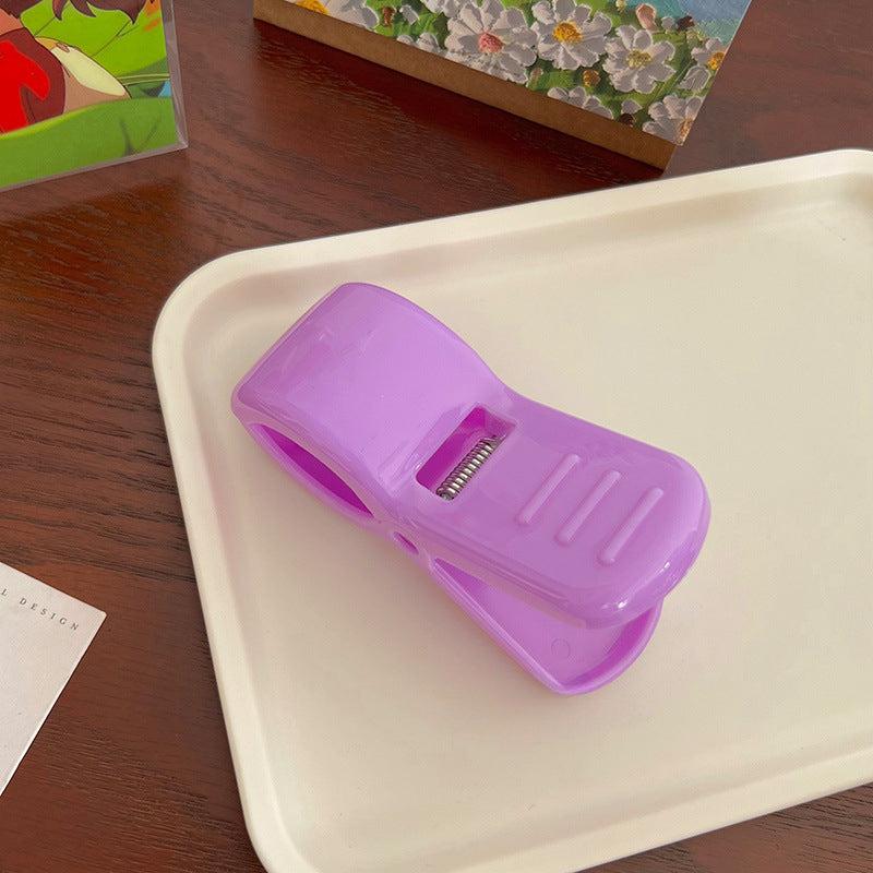 Large Clothes Peg Shaped Hair Clip for Ponytail Holder Women Girls