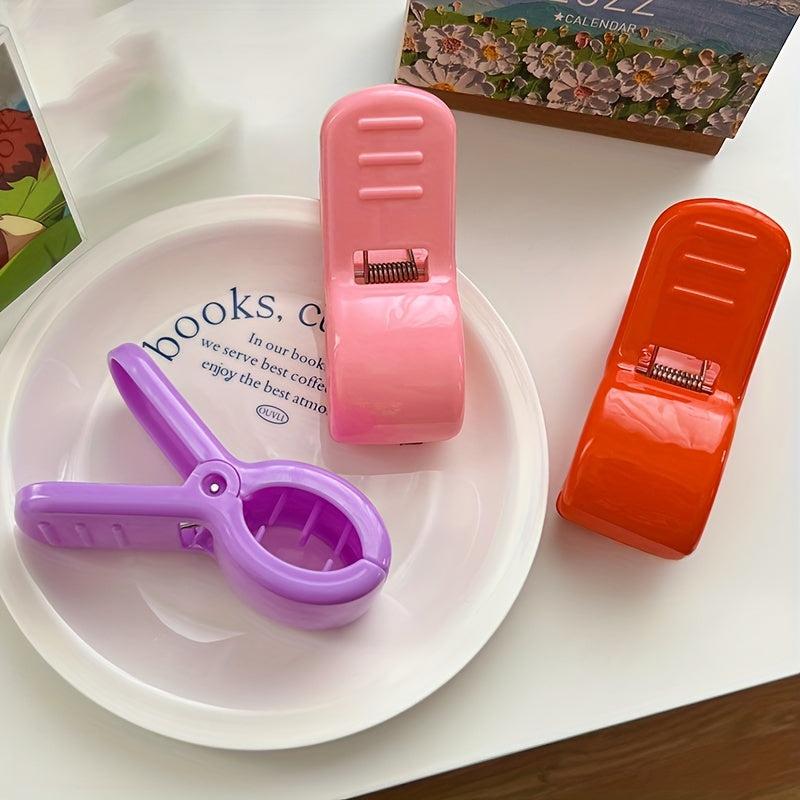 Large Clothes Peg Shaped Hair Clip for Ponytail Holder Women Girls