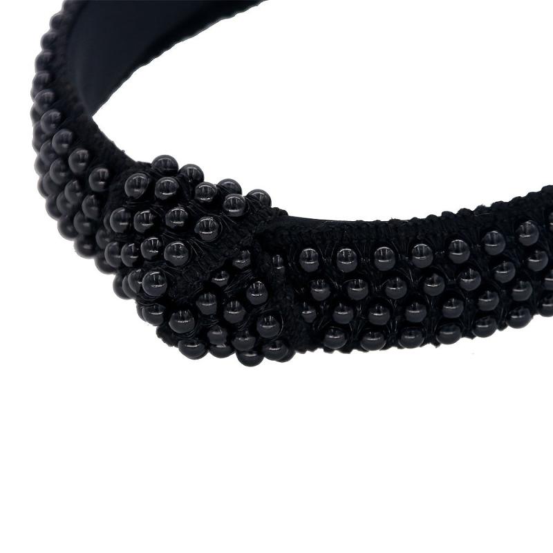 Pearl Headband for Girls - Wide Hair Hoop with Beads