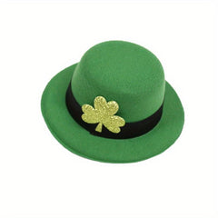 St Patrick's Green Hat Clips Headpiece Hair Accessories