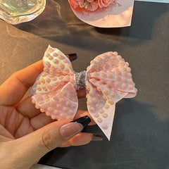 Y2K Candy Bow Hair Clips Non Slip Barrette Hair Slides Clip