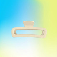 2pcs Solid Hair Claw Hollow Design Non-slip Large Hair Claw for Women Girls