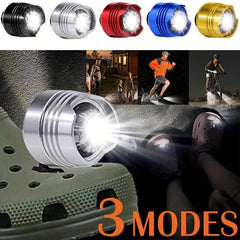 2pcs Metal Light Shoe Charm Clogs DIY Shoe Buckle Sandals Glowing Accessories