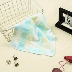 4pc Baby Bib Wash Face Gauze Towel Absorb Sweat Handkerchief