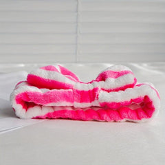 Striped Bowknot Decor Headband Soft Elastic Hair Band for Women Girls