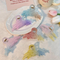 Gradient Hair Claw Wheat Ear Shaped Hair Claw Clip