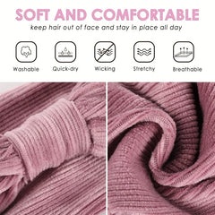 Corduroy Criss Cross Headband Solid Head Hoop Stretchy Headdress Hair Accessorie