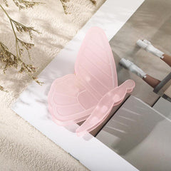 Jelly Butterfly Grip Clip Hair Accessories Frosted Spray
