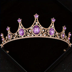 Rhinestone Crystal Crown Wedding Hair Accessory