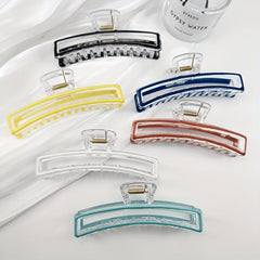 Enamel Hair Clip Solid Hair Accessory for Girls and Women