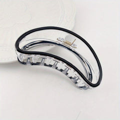 Transparent Enamel Hair Claw Plastic Hair Claw Shark Claw Ponytail Holder