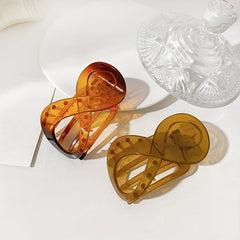 2pcs Large Duck Billed Jelly Hair Claw Clip for Women Girls