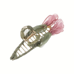 Tulip Flower Hair Claw Shark Claw Back Head Hair Accessories Large Female