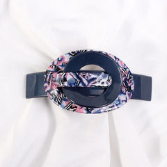 Acrylic Large Barrette Ellipse Shaped Hair Clip for Women Girls
