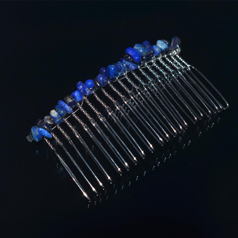 1oc Natural Stone Hair Comb Insert Comb Boho Style Hair Comb
