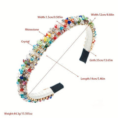 Colorful Beaded Headband Girls Hair Band Headdress