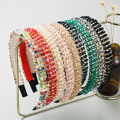 Colorful Beaded Headband Girls Hair Band Headdress