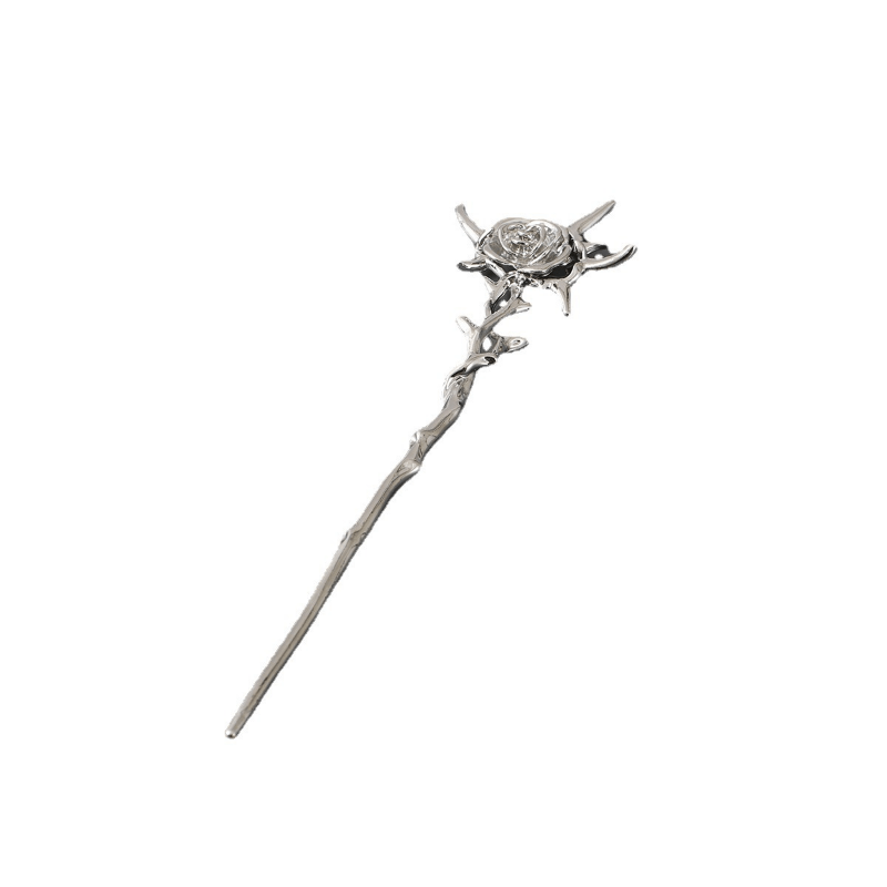Irregular Hair Stick Long Hair Pin Ponytail Bun Holder Women Girls Hair Fork