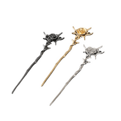 Irregular Hair Stick Long Hair Pin Ponytail Bun Holder Women Girls Hair Fork