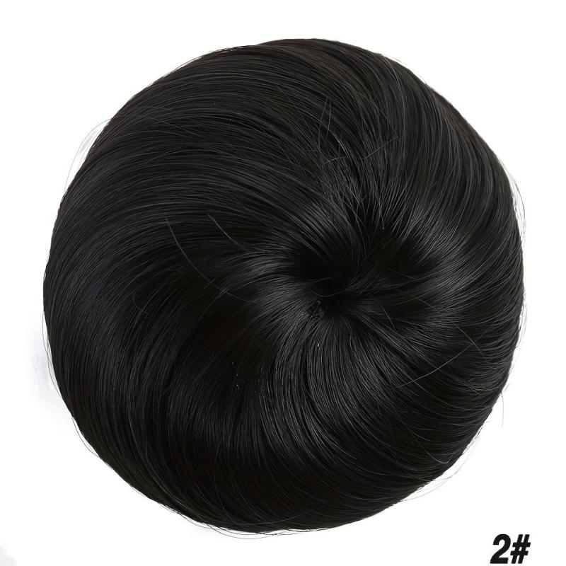 Synthetic Hair Curling Bun Elastic Band Extension