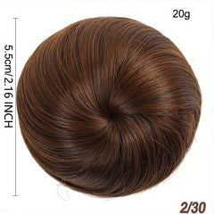 Synthetic Hair Curling Bun Elastic Band Extension