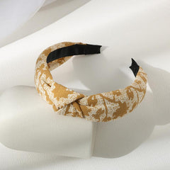 Floral Print Headband Wide Brim Head Hoop Hair Accessories