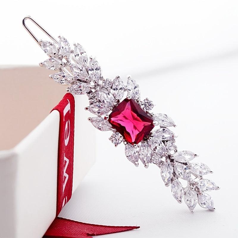 Zircon Hair Clip Side Clip Bangs Clip Head Jewelry Hair Accessories