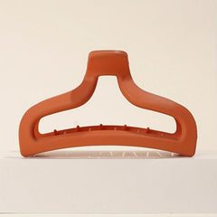 Matte Hair Claw Style Shark Claw Solid Large Hair Clip Ponytail Holder