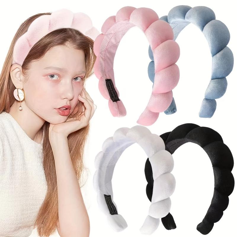 Soft Sponge Hair Band Solid Hair Accessories For Women