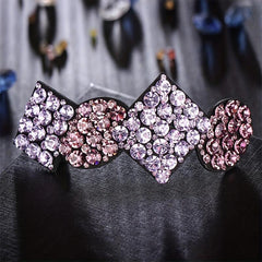 Geometric Rhinestone Hair Clip French Barrette Hair Decoration