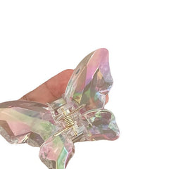 Y2K Holographic Butterfly Hair Claw Clip