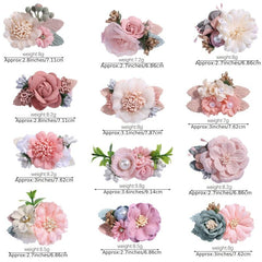 Baby Girls Flower Hair Clip Sweet Hair Clip For Side Hair Bang