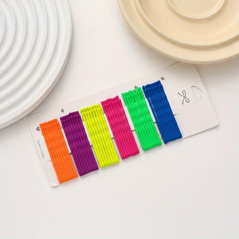 48pcs Candy Hairpin Style Hair Clip for Women Girls