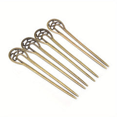 Vintage Metal Hair Pin U Shaped Hair Pin Hair Accessories For Women
