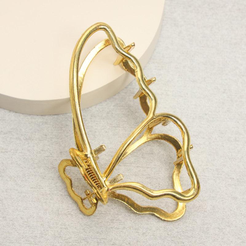 Large Metal Hair Claw Clips Hair Catch Barrette Jaw Clamp For Women