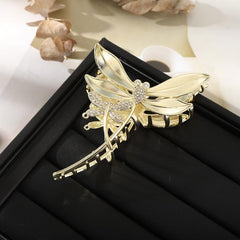 Green Dragonfly Fringed Hair Clip Adult Hair Accessories