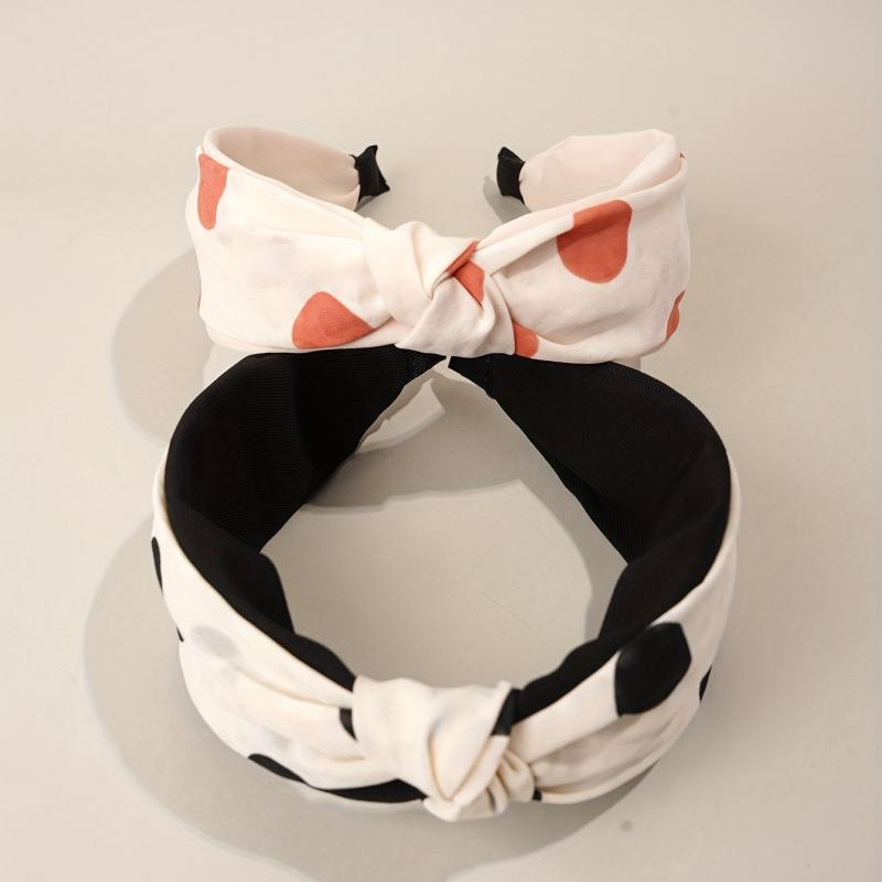 Mesh Hairband Cloth Headband Wide Brim Headdress 2pcs Set
