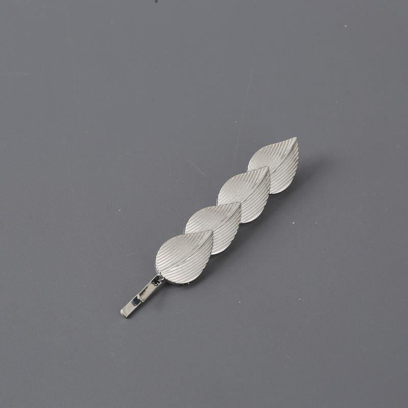 Vintage Alloy Leaf Hair Clip for Women Girls Hair Clip