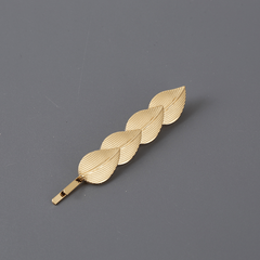 Vintage Alloy Leaf Hair Clip for Women Girls Hair Clip