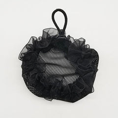 Women Meshy Snood Net Head Cover Hair Clip Nurse Attendants Hair Accessories