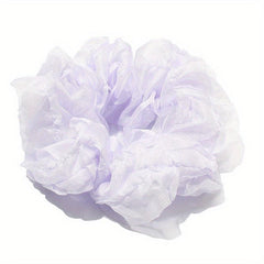 Ruched Ruffled Scrunchies Hair Tie Lace Hair Rope Sweet Ponytail Holder