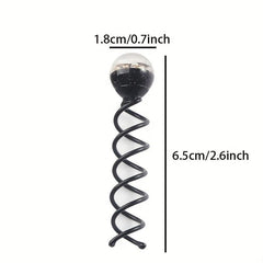 Crystal Bead Spiral Hair Pin Coils Hair Accessories